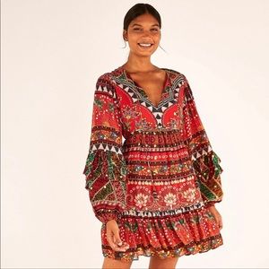 Farm Rio Mini Tropical Shine Dress size XL